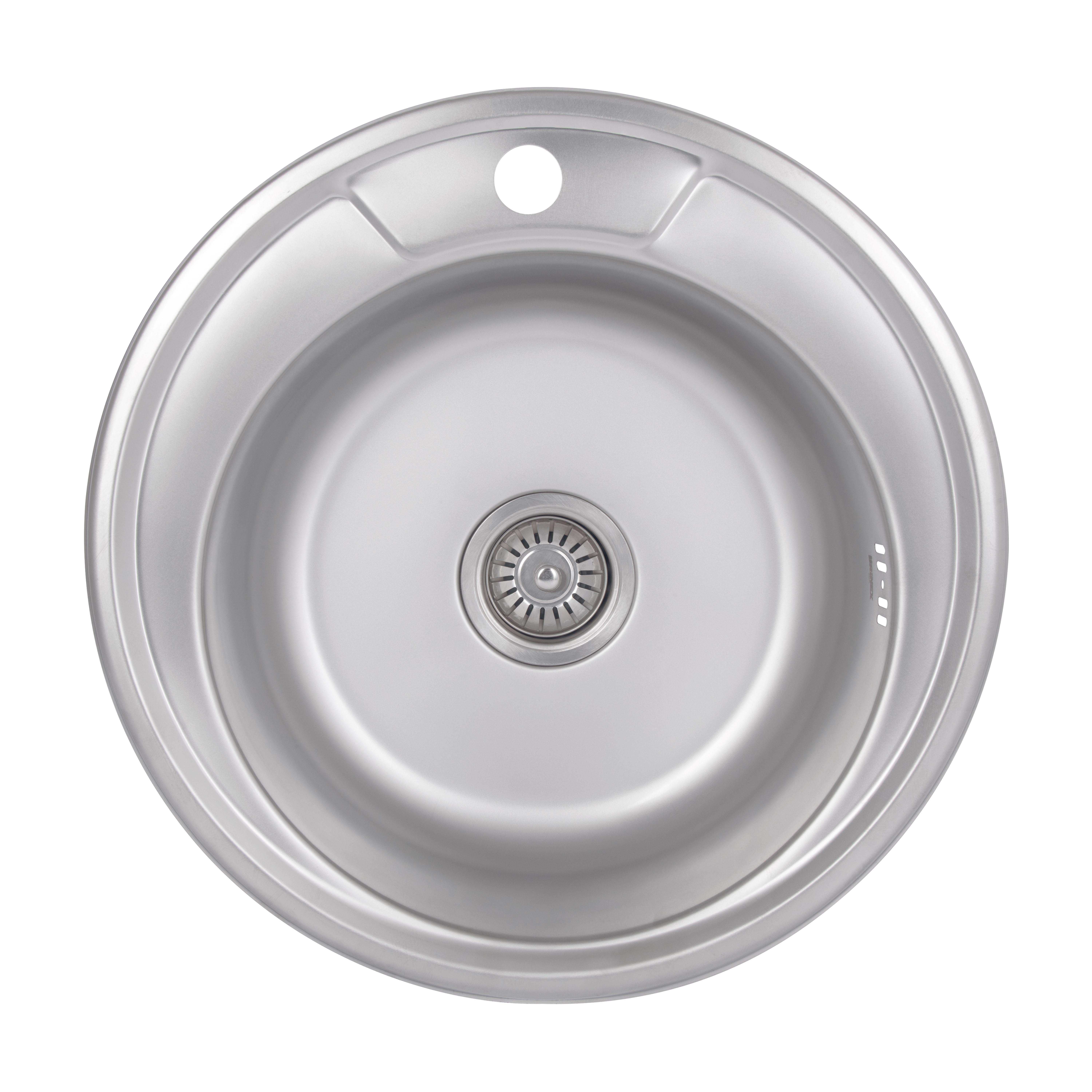 Мойка для кухни Brinex 490-A 0,6 мм Satin (BRIN490SAT06)