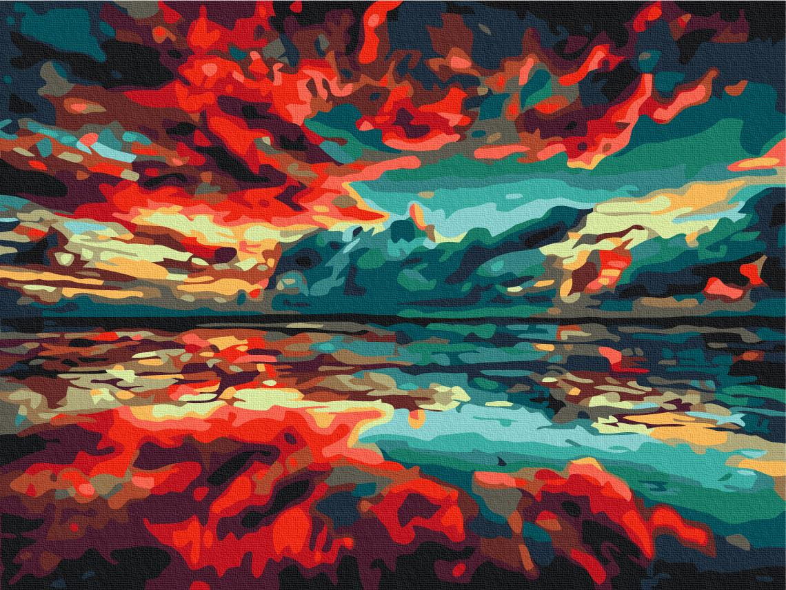 Картина за номерами Brushme Відображення світу 30x40 см (RBS52183)