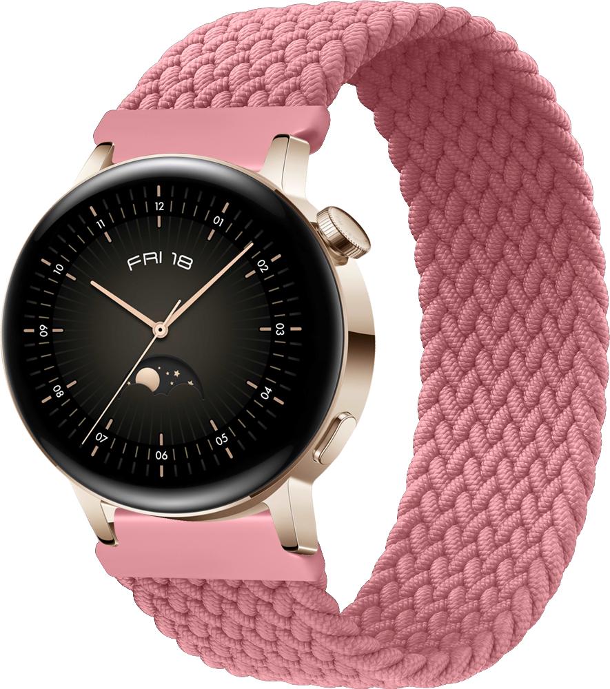 Ремешок Solo Loop для Huawei Watch GT3 42 мм (135 мм) Pink (26272-31)