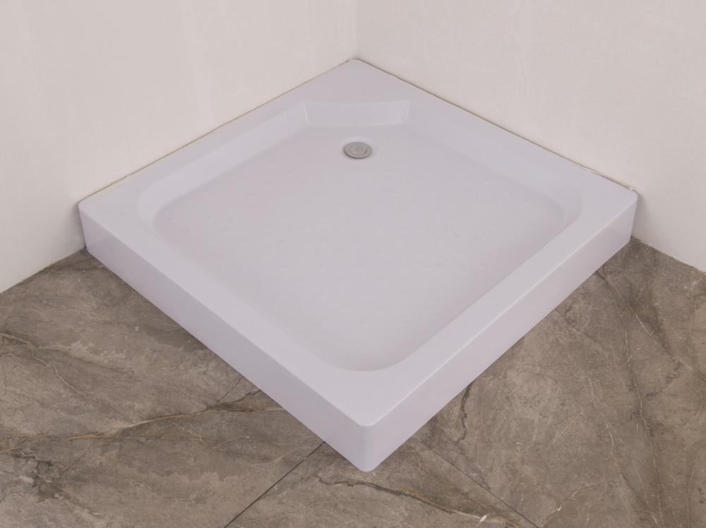 Душевая кабина с низким поддоном MIXXUS CUBIC SCT01-100x100x195-FB матовое стекло 4 мм Chrome (MI6904) - фото 7