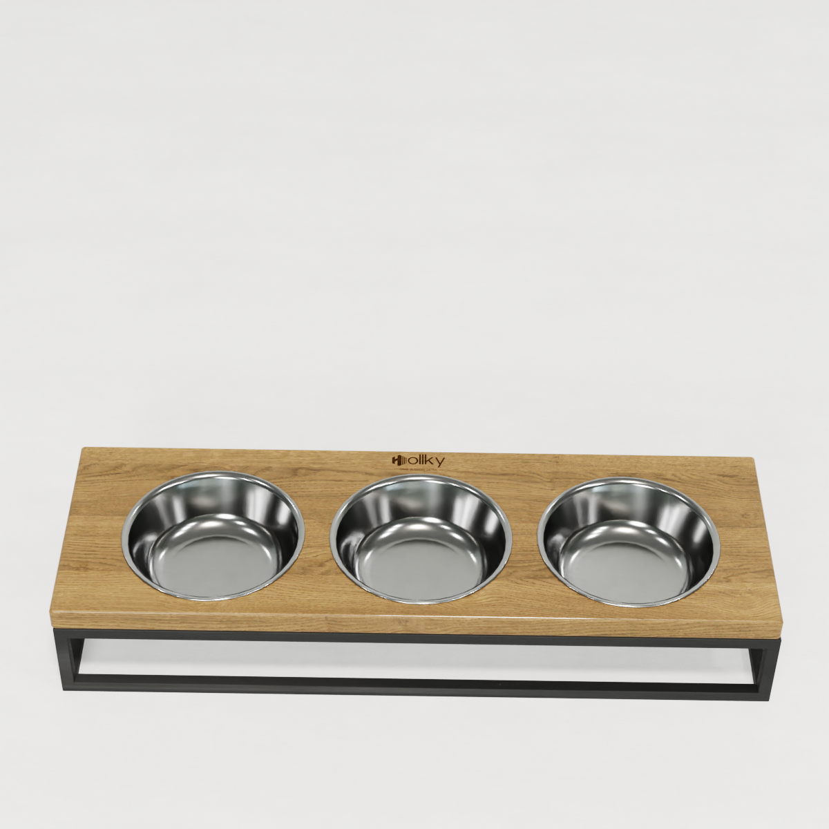 Миски на подставке для котов и маленьких собак Hollky Base Bar 3х0,45 л (Bar-54187-GRNT) - фото 9 Миски на подставке для котов и маленьких собак Hollky Base Bar 3х0,45 л (Bar-54187-GRNT) - фото 9