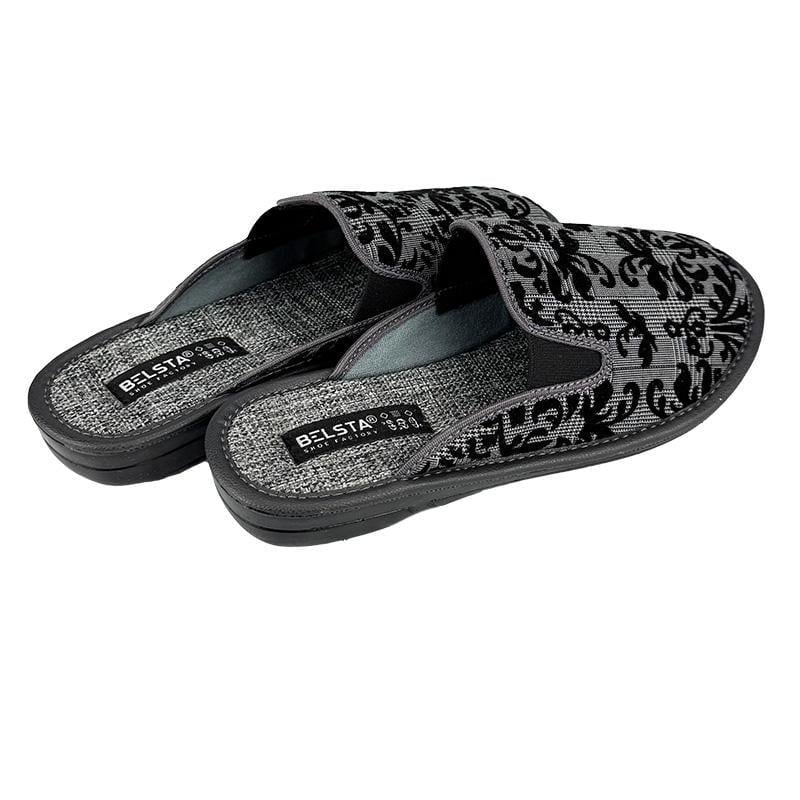 Тапочки комнатные БЕЛСТА женские 128-1 p. 39 24,5-25 см Черный - фото 4 Тапочки комнатные БЕЛСТА женские 128-1 p. 39 24,5-25 см Черный - фото 4