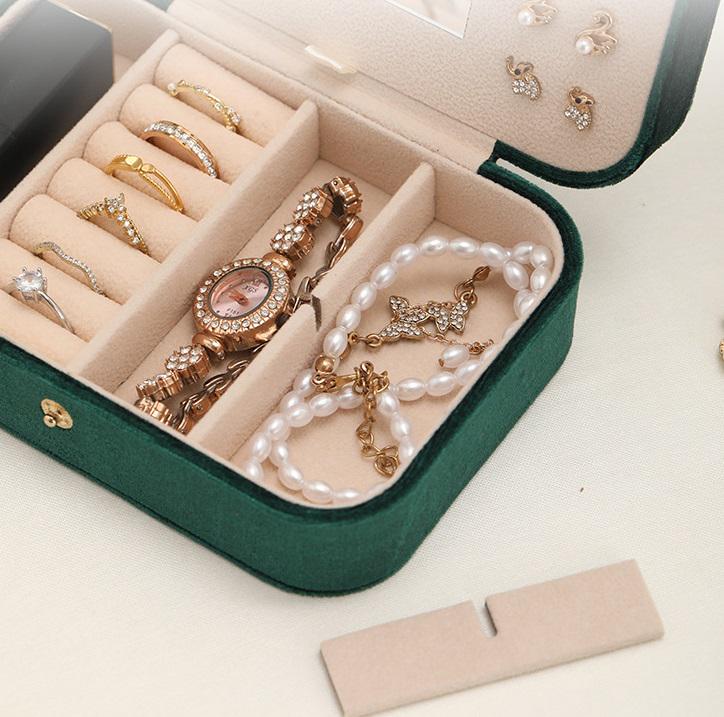 Органайзер для біжутерії та прикрас 15024 5х10,5х15,5 см Зелений (5002602) - фото 2 Органайзер для біжутерії та прикрас 15024 5х10,5х15,5 см Зелений (5002602) - фото 2