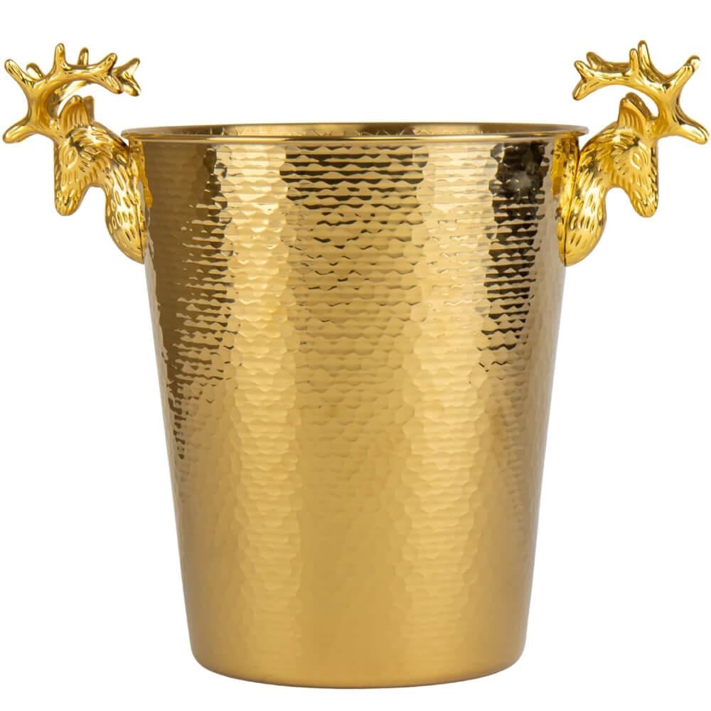 Ведро для шампанского Elisey Благородный олень 5 л Золотистый (189367772)