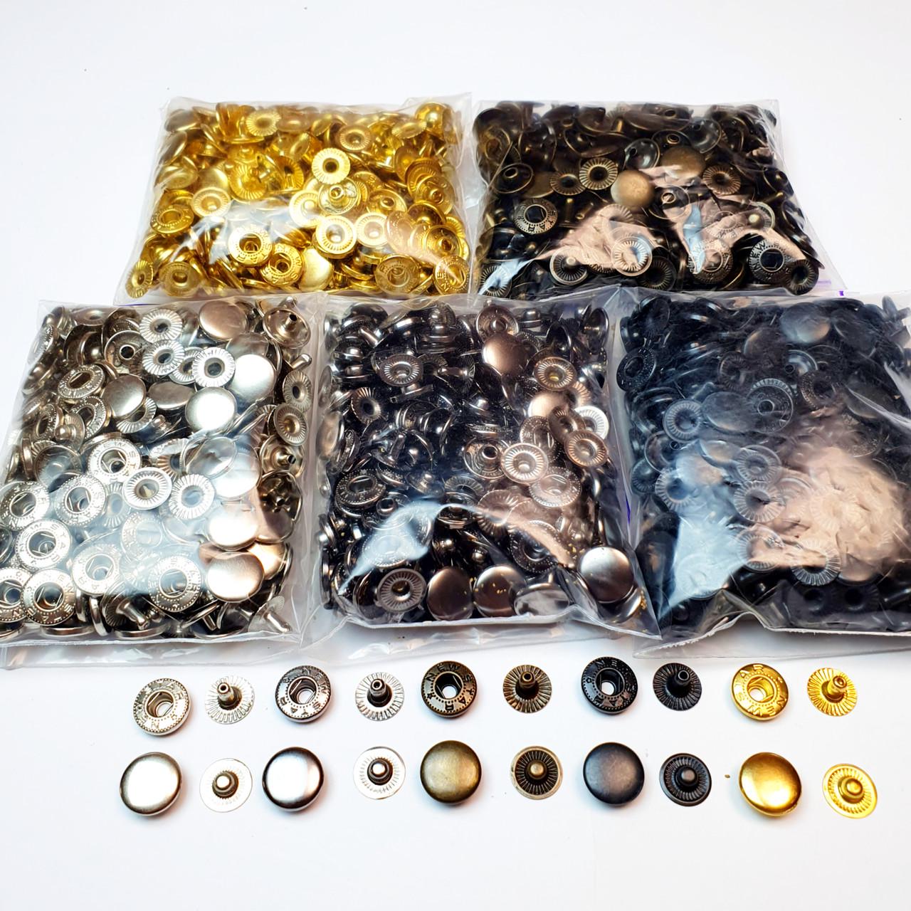 Кнопка металева Strong Alfa 12,5 мм 5х50 шт.