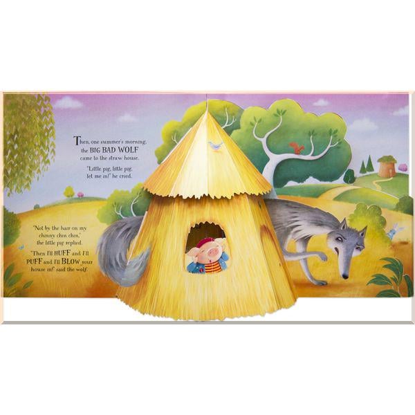 Книга Usborne "Pop-up Fairy Tales Three Little Pigs" Zanna Davidson (ISBN:9781474939577) - фото 4