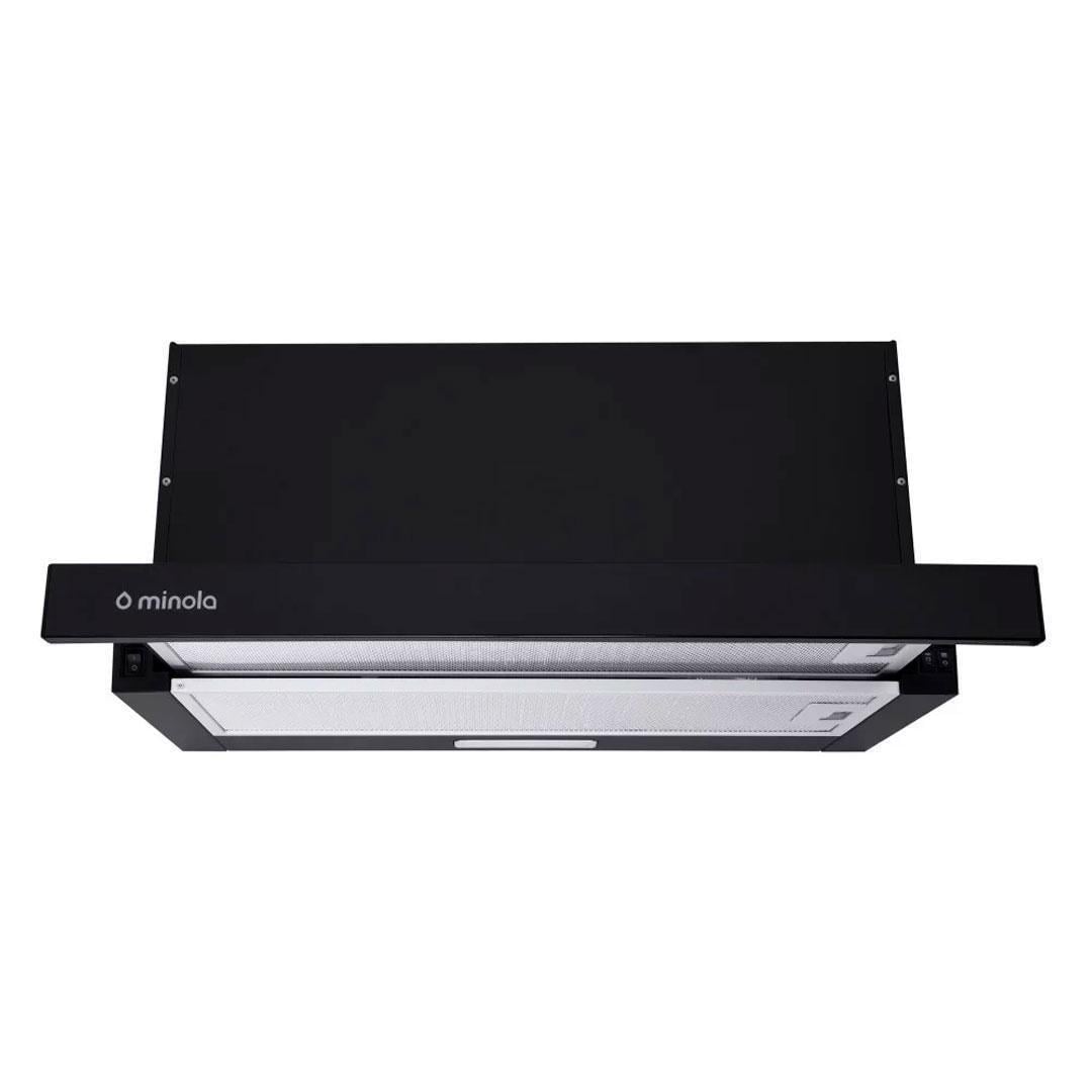 Витяжка вбудована телескопічна Minola HTL 6614 BL 1000 LED