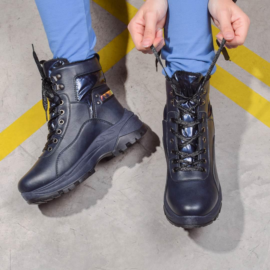 Ботинки женские зимние с вставкой 322288 р. 36 23,5 см