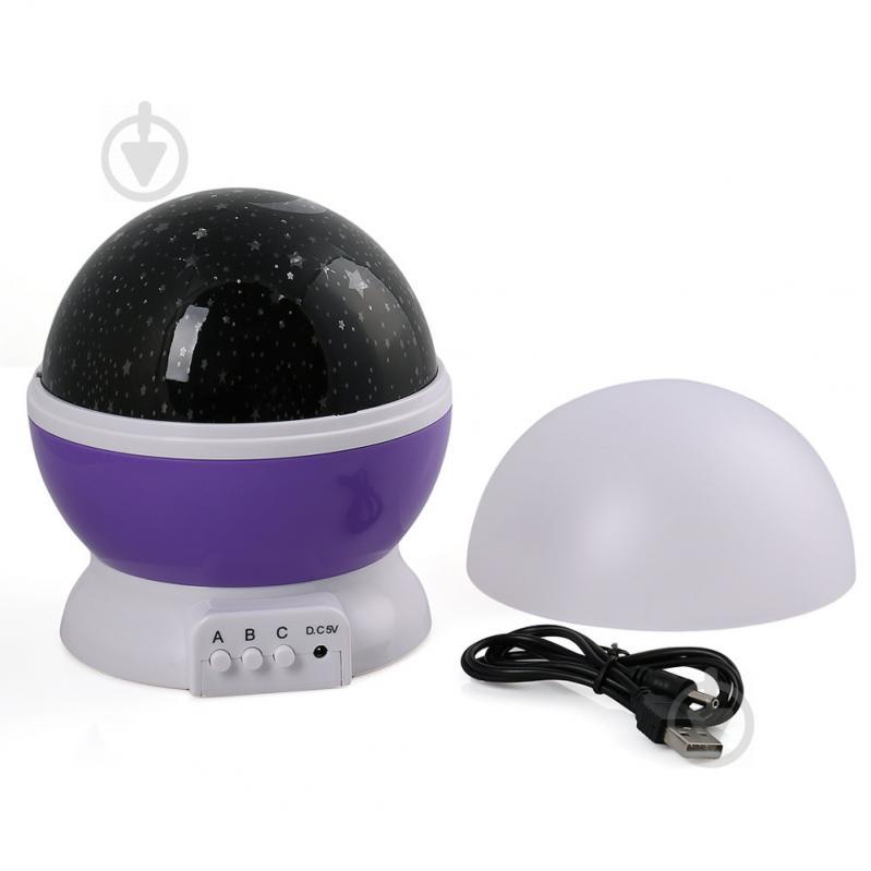 Проектор нічник зіркового неба HMD Star Master Dream Фіолетовий (109-10821389) Проектор нічник зіркового неба HMD Star Master Dream Фіолетовий (109-10821389)