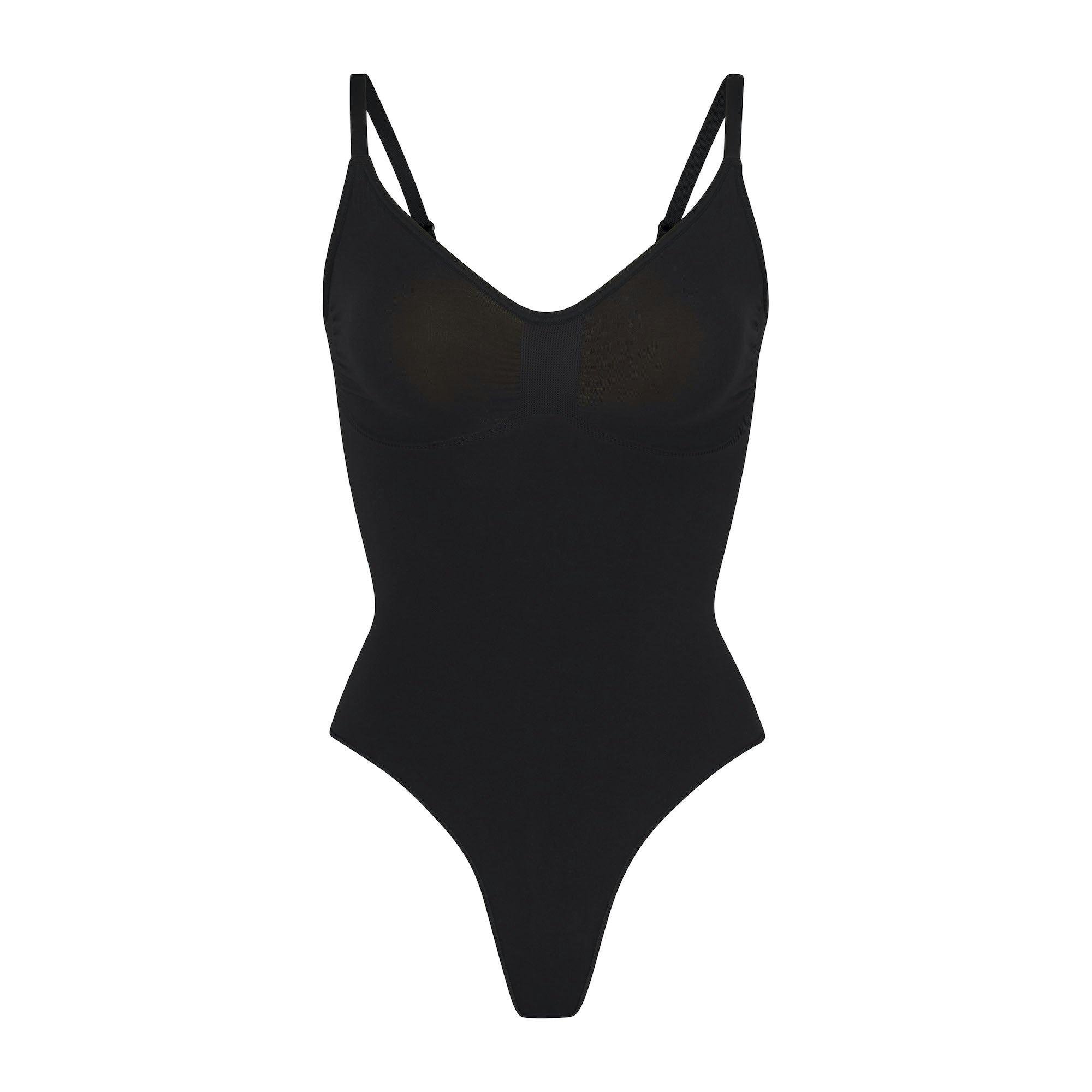 Боді SKIMS Seamless sculpt Thong Bodysuit Onyx XS (22133172)