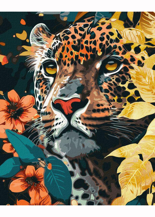 Картина по номерам Идейка Опасный хищник с красками металлик extra 40х50 (KHO6528)