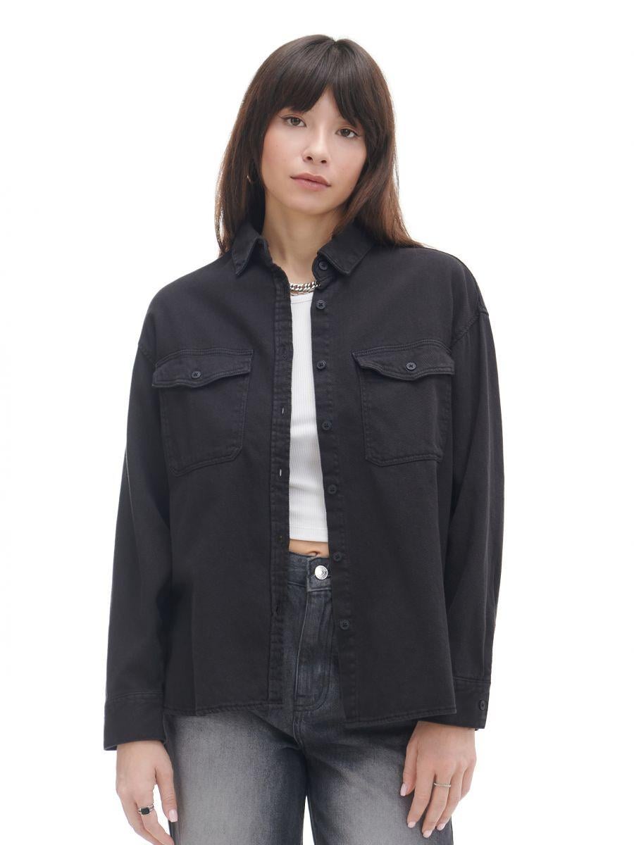 Рубашка Cropp 0498Z M Черный