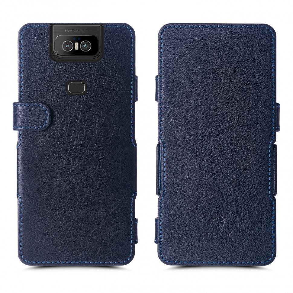 Чехол книжка Stenk Prime для ASUS ZenFone 6 (ZS630KL) Синий (66443)