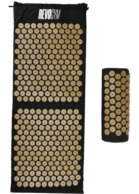 Масажний акупунктурний килимок з подушкою AKUMATA SHARK від болю в спині Gold (id_1197) - фото 5