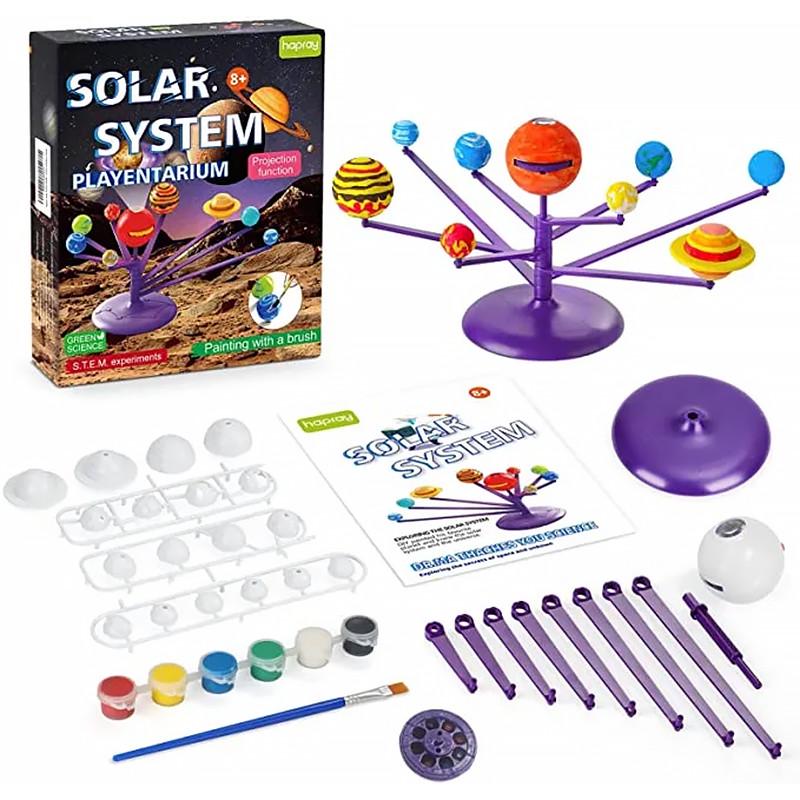 Детский научный планетарий Lesko TXX-032 Solar system проектор/8 планет с авто вращением на АКБ (24366458)