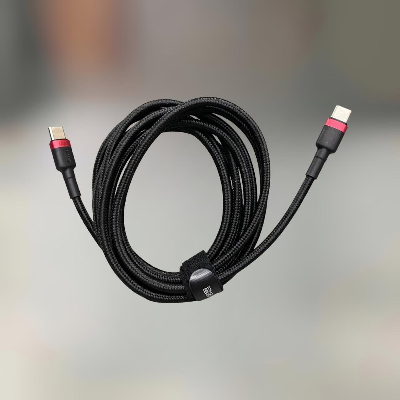 Кабель Baseus Cafule CATKLF-AL91 Type-C to Type-C 100W 20V 5A, Quick Charge 3.0, Power Delivery 2.0 (242889)