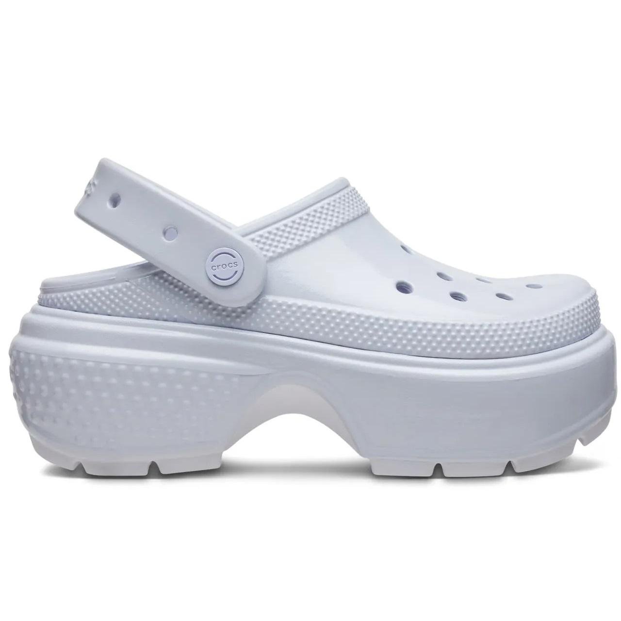 Сабо женские Crocs Stomp High Shine Clog Dreamscape M7W9 р. 39/25,5 см (209568-5AF) - фото 1