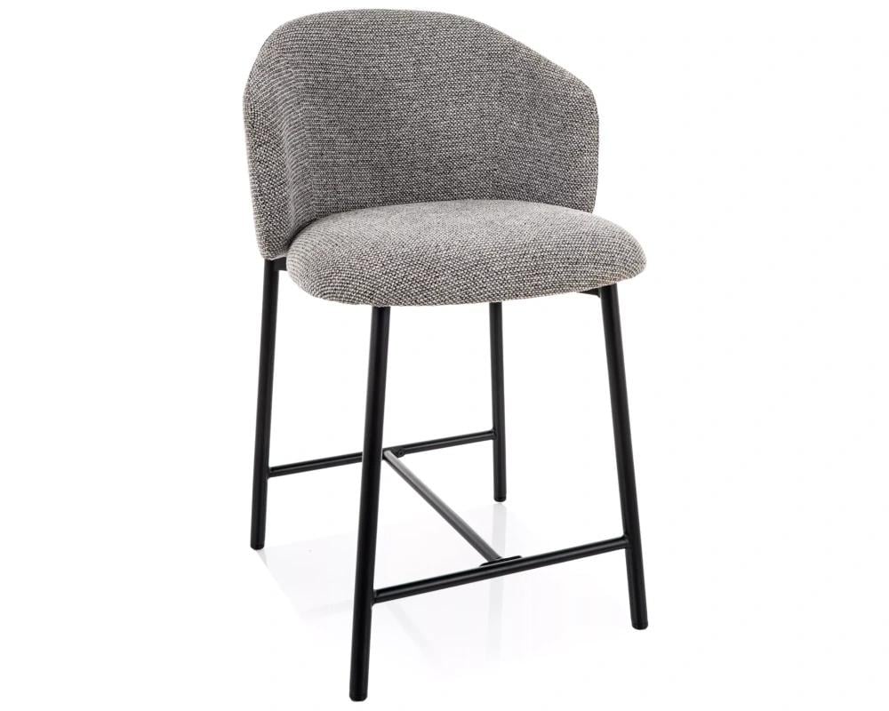 Полубарный стул Signal Osaka H-2 Серый/Черный (OSAKAH2CSZ)