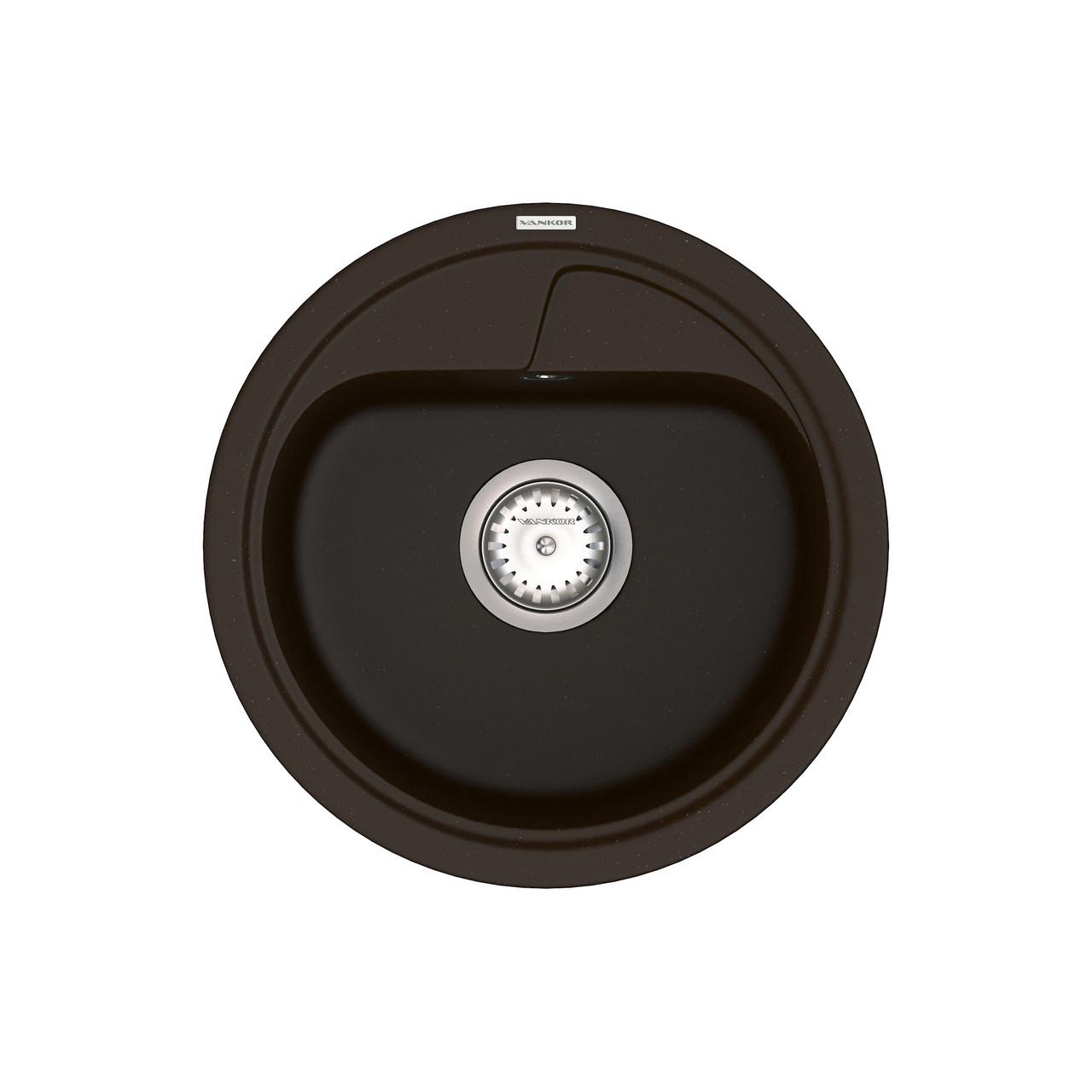 Кухонна мийка з сифоном Polo PMR 01.44 Chocolate