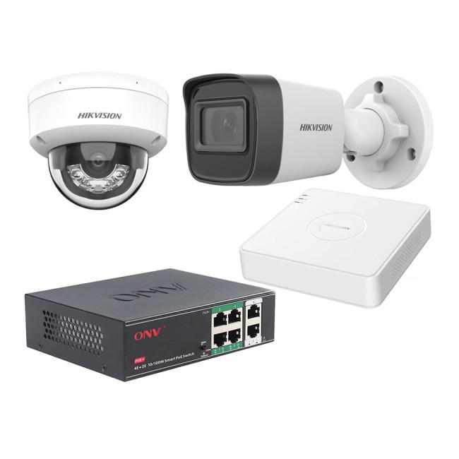 Комплект IP видеонаблюдения Hikvision KIT-DS0135