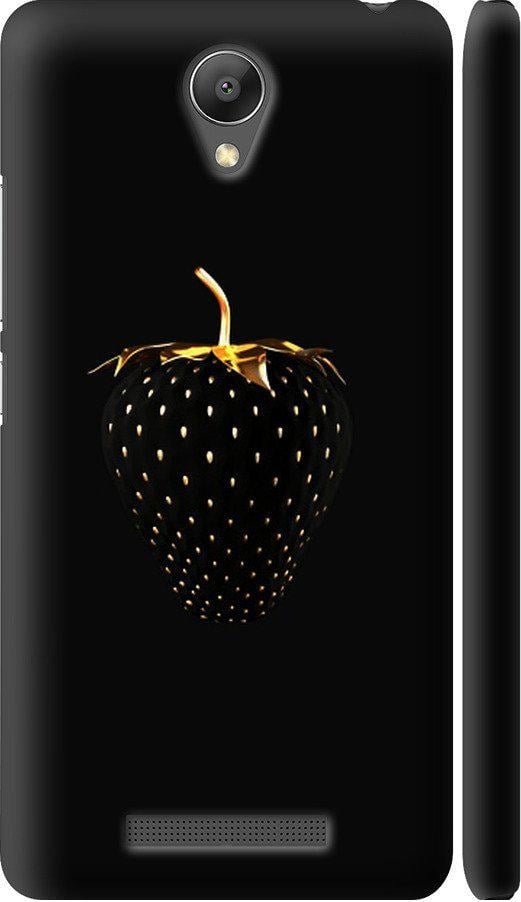 Чохол на Xiaomi Redmi Note 2 Чорна полуниця (3585m-96-42517)