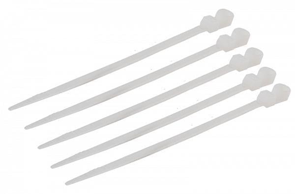 Стяжка-хомут кабельная АСКО-Укрем СHS-150MT 3,5х145 мм с монтажным отверстием под винт нейлон 6,6 1 шт. Белый (A0150090051) - фото 4