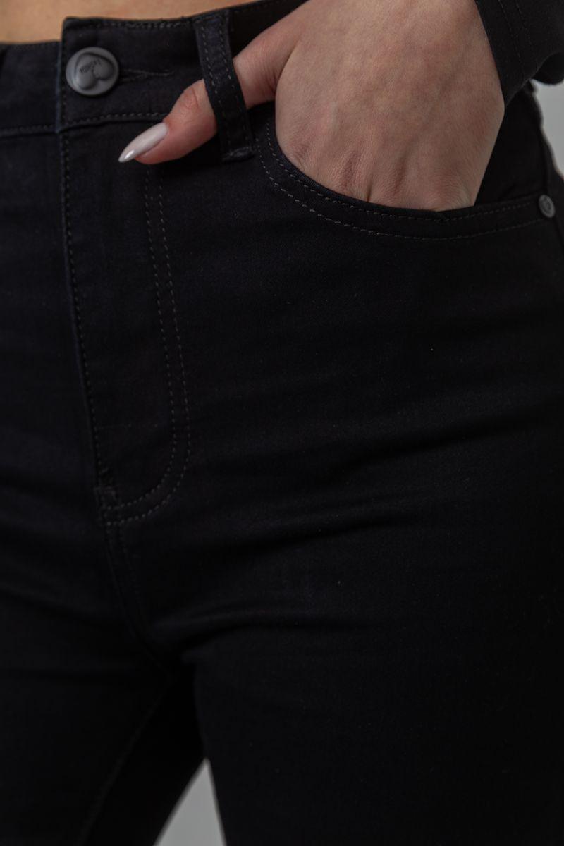 Джинсы женские стрейч Ager 214R1433 р. 27 Черный (65f2d47fa4b9607aef04f35f) - фото 5