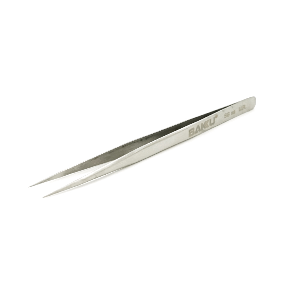 Пинцет прямой BAKU BK A8 SS-SA антимагнитный для электроники (YUT_V3045)