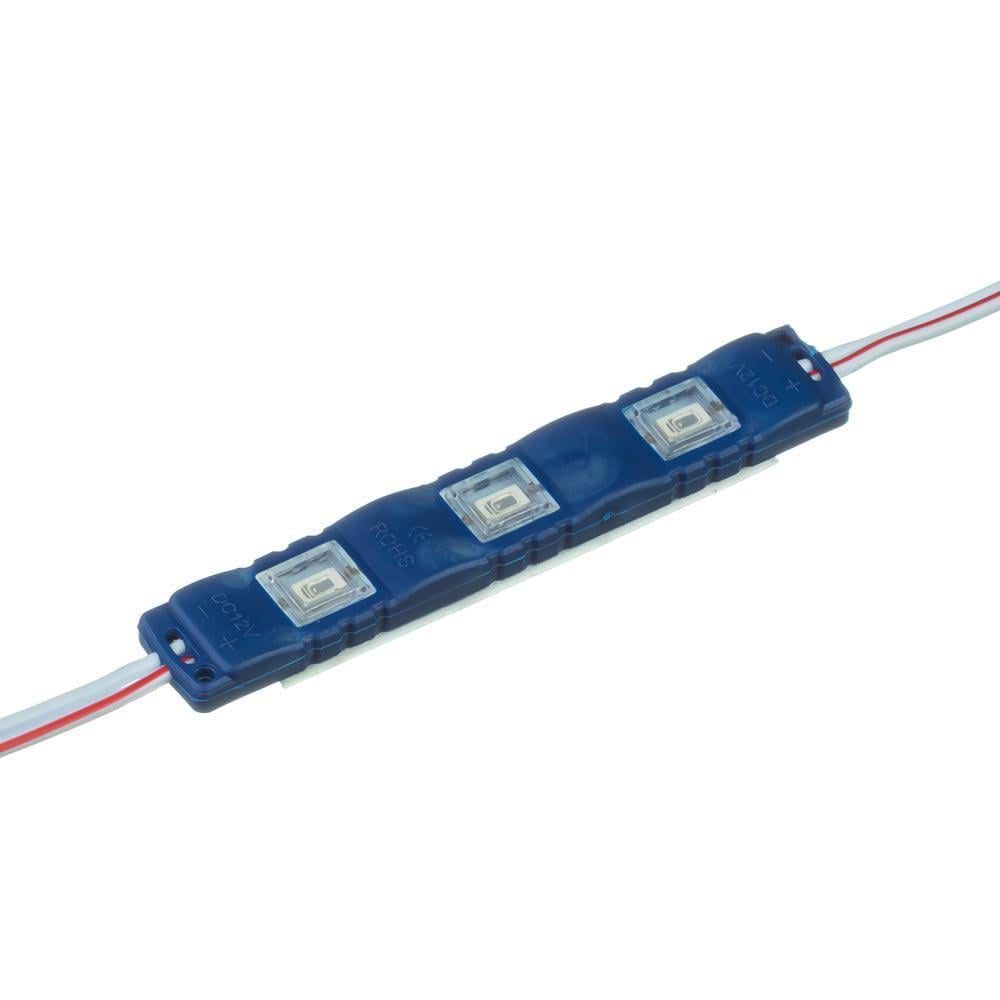 Светодиодный модуль MTK 5730-3LED-B-1W №92/3 Синий (27770992)