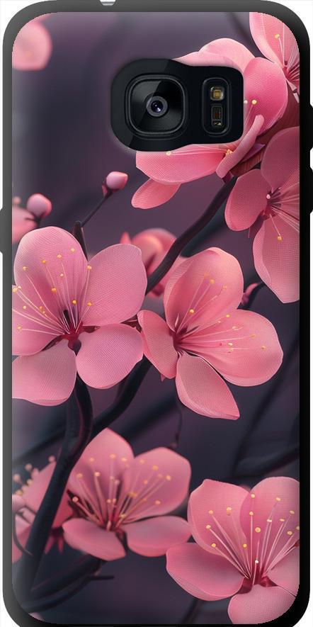 Чехол на Samsung Galaxy S7 Edge G935F Пурпурная сакура (6075b-257-42517) Чехол на Samsung Galaxy S7 Edge G935F Пурпурная сакура (6075b-257-42517)