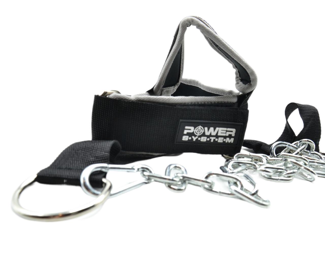 Тяга для шеи Power System PS-4039 Head Harness Black/Blue (14426228) - фото 6