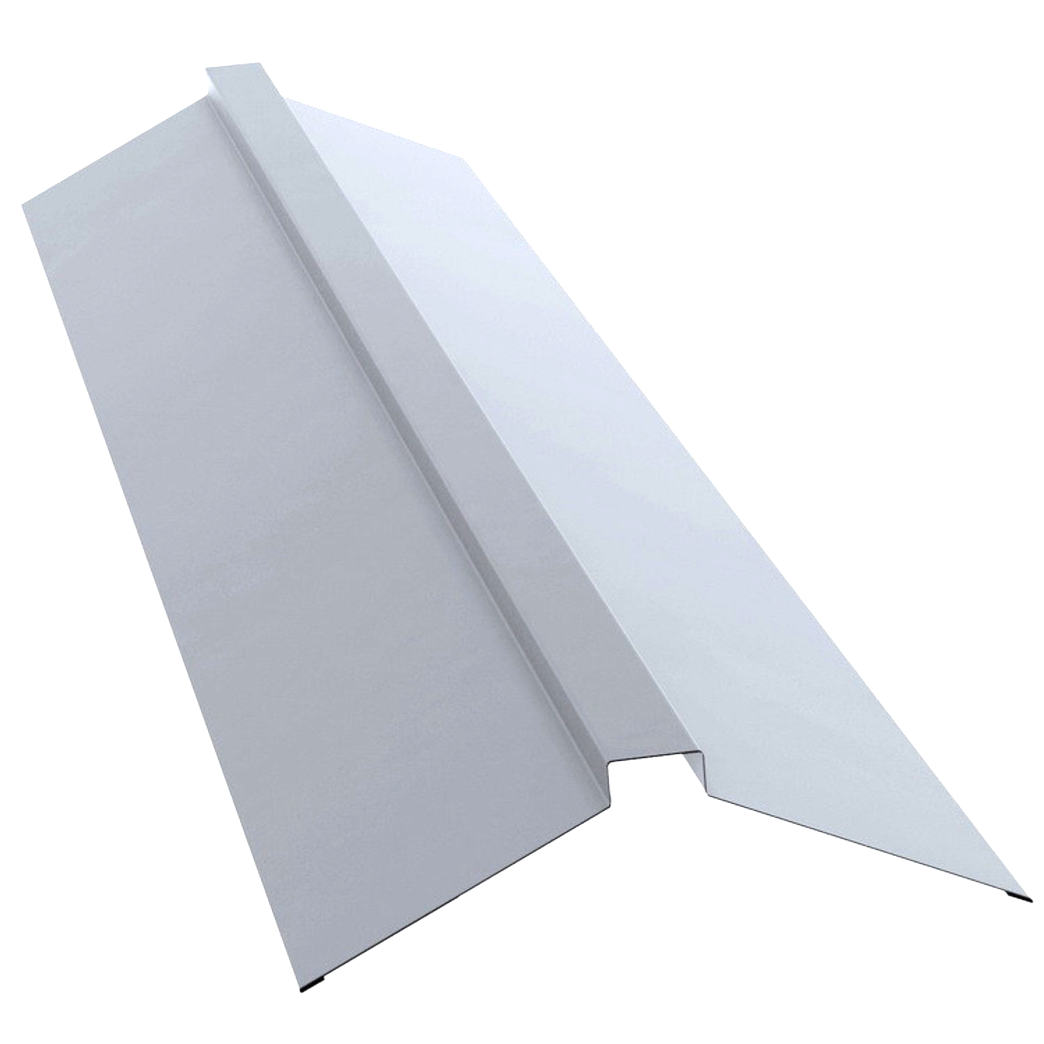 Планка коньок фігурний Partner 80х30х80х2000 Ral 9006 поліестер Сріблястий (376287750)