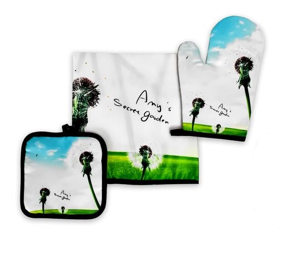 Кухонный набор перчатка/прихватка/фартук 3 пр. 53x68 см (LU000117)