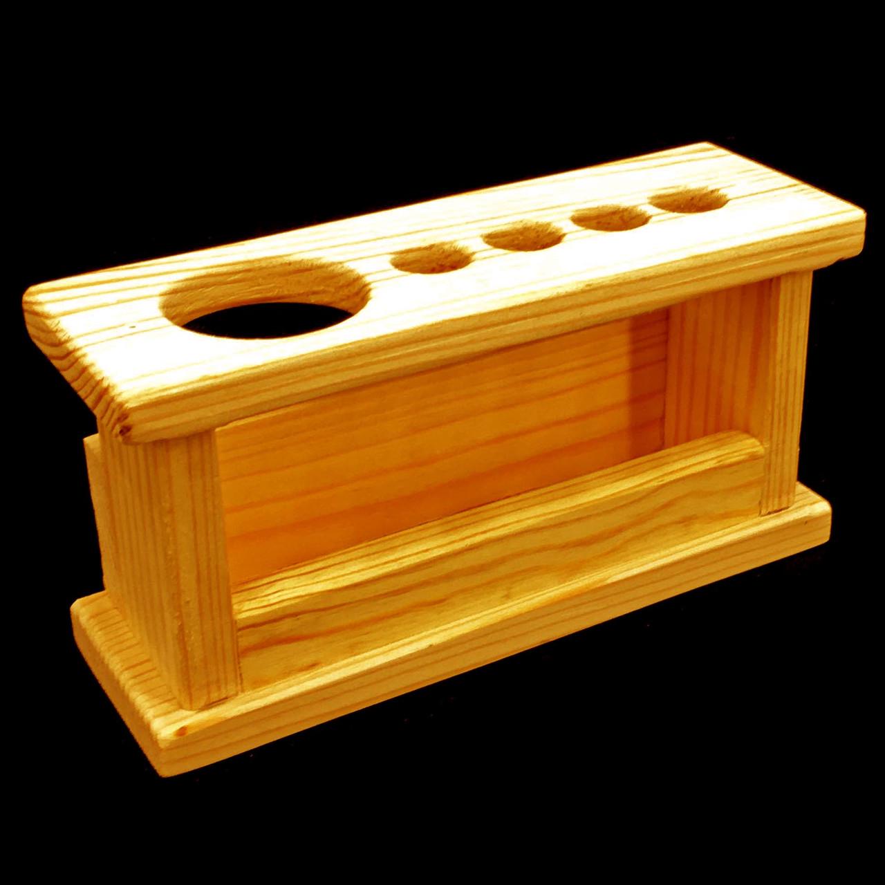 Органайзер для зубных щеток из дерева Касабланка Карри (ОЗП-000303) - фото 3 Органайзер для зубных щеток из дерева Касабланка Карри (ОЗП-000303) - фото 3