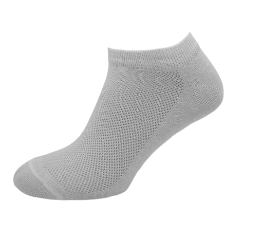 Шкарпетки чоловічі у сітку Мілес 1816-3 укорочені р. 29-31 Світло-сірий