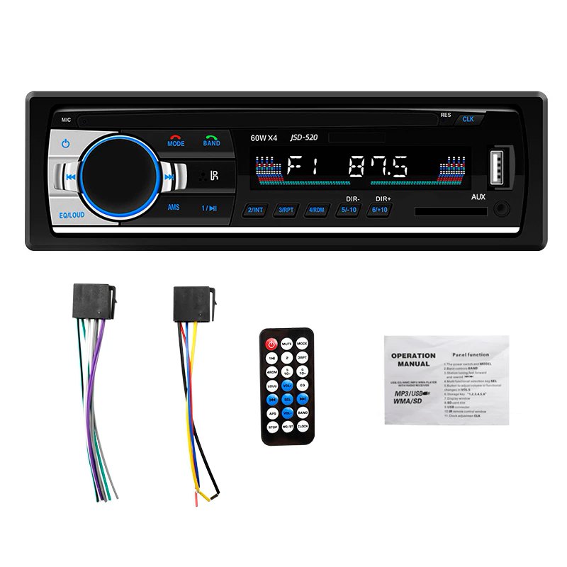 Автомобільна магнітола 1-din з Bluetooth (29433555) - фото 8 Автомобільна магнітола 1-din з Bluetooth (29433555) - фото 8