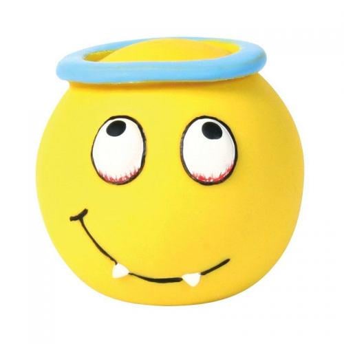 Набор игрушек Trixie Смайлики с пищалкой для собак латекс d 6 см 4 шт. (35266)