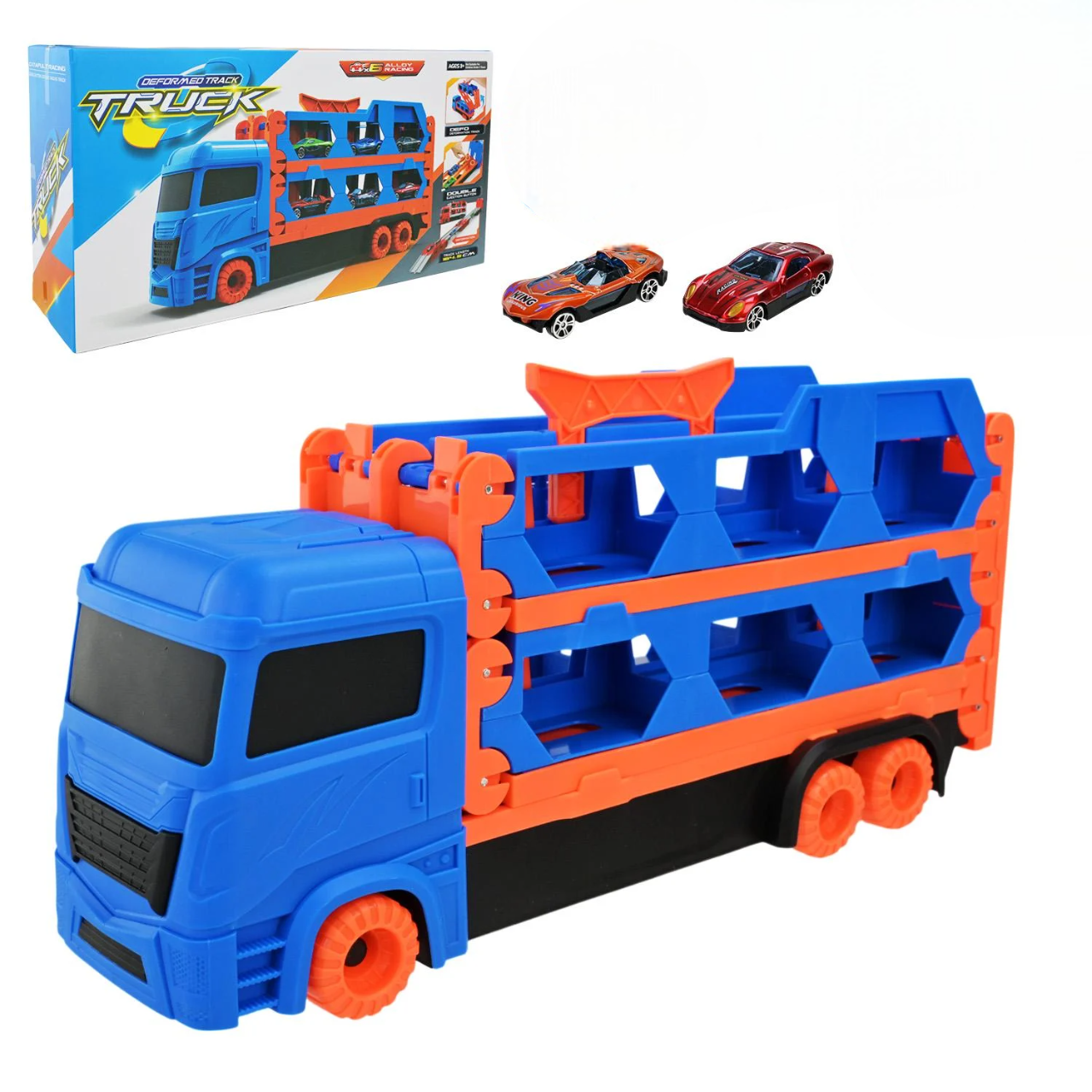 Дитячий ігровий Трейлер Fun Game MH-156 автомагістраль з 2 машинками 1,65 м (2371496433)