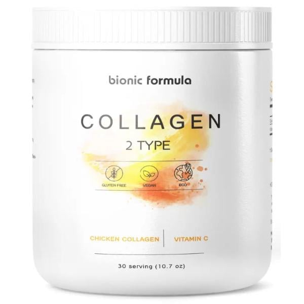 Коллаген Bionic Formula Collagen Chicken + Vitamin C Pure 303 г 30 порций (000022429) Коллаген Bionic Formula Collagen Chicken + Vitamin C Pure 303 г 30 порций (000022429)