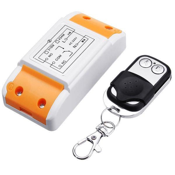 Вимикач електричний з пультом одноканальний додавання додаткових пультів 220В