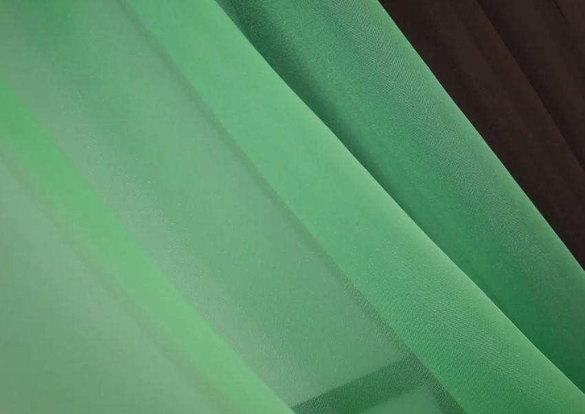 Занавеска на кухню шифон 265х170 см Венге/Изумрудный (017к) - фото 3 Занавеска на кухню шифон 265х170 см Венге/Изумрудный (017к) - фото 3