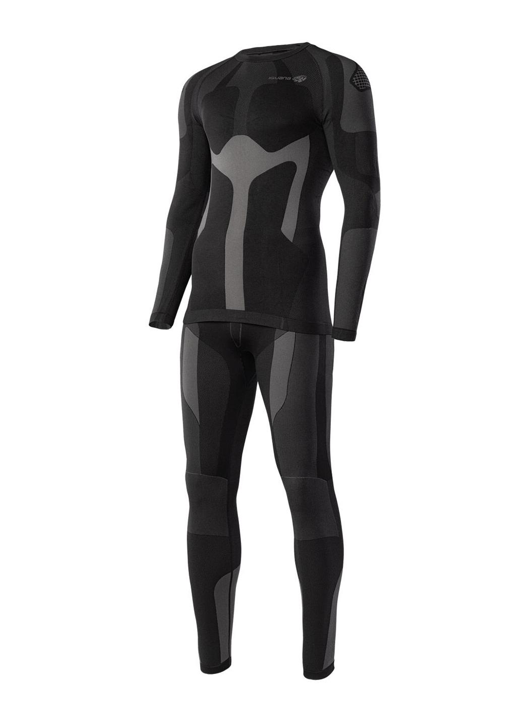 Комплект термобелья мужской Iguana Zinke Set XL/XXL Черно-серый (A0.020.05-xl-xxl)
