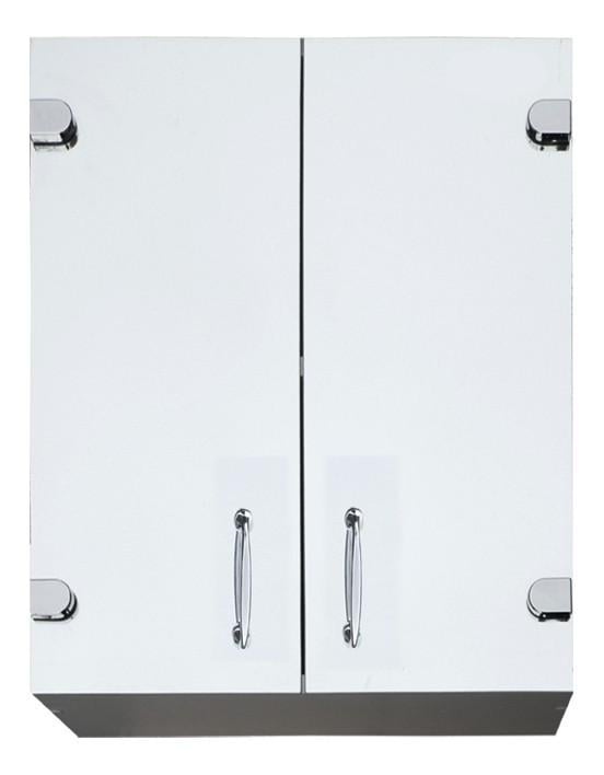 Шкаф в ванную Seria A №А05-55 с прямым зеркальным фасадом