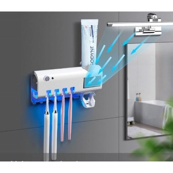 Диспенсер-дозатор для зубной пасты и щеток Toothbrush sterilizer W-020 автоматический ультрафиолетовый - фото 3 Диспенсер-дозатор для зубной пасты и щеток Toothbrush sterilizer W-020 автоматический ультрафиолетовый - фото 3
