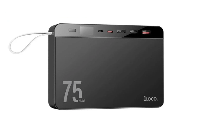 Повербанк Hoco с быстрой зарядкой 75000 mAh QC22,5 W/PD20 W (J94)
