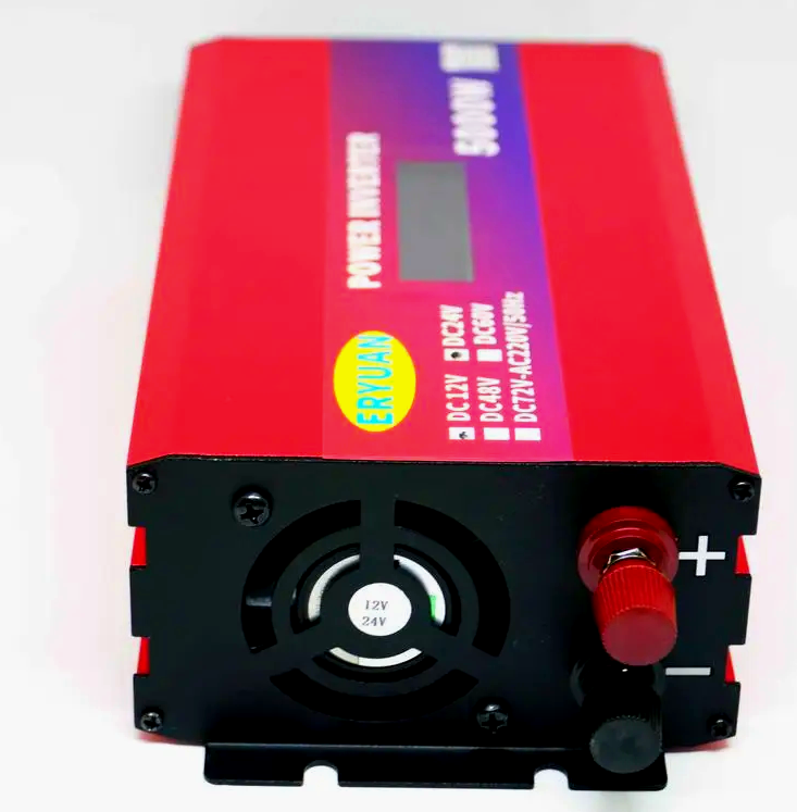 Інвертор автомобільний ERYUAN 12V-220V 5000W з LCD дисплеем та вольтметром (21039357) - фото 6 Інвертор автомобільний ERYUAN 12V-220V 5000W з LCD дисплеем та вольтметром (21039357) - фото 6