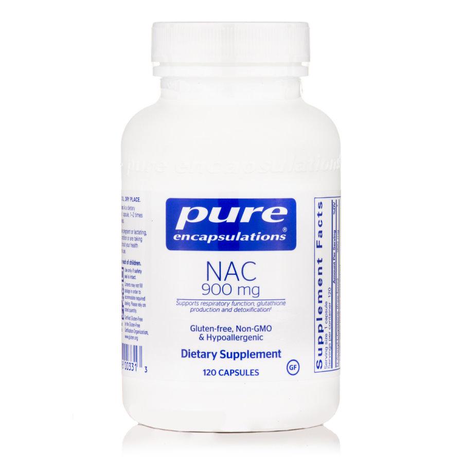 Аминокислота Pure Encapsulations NAC 900 мг 120 капс. (8087)