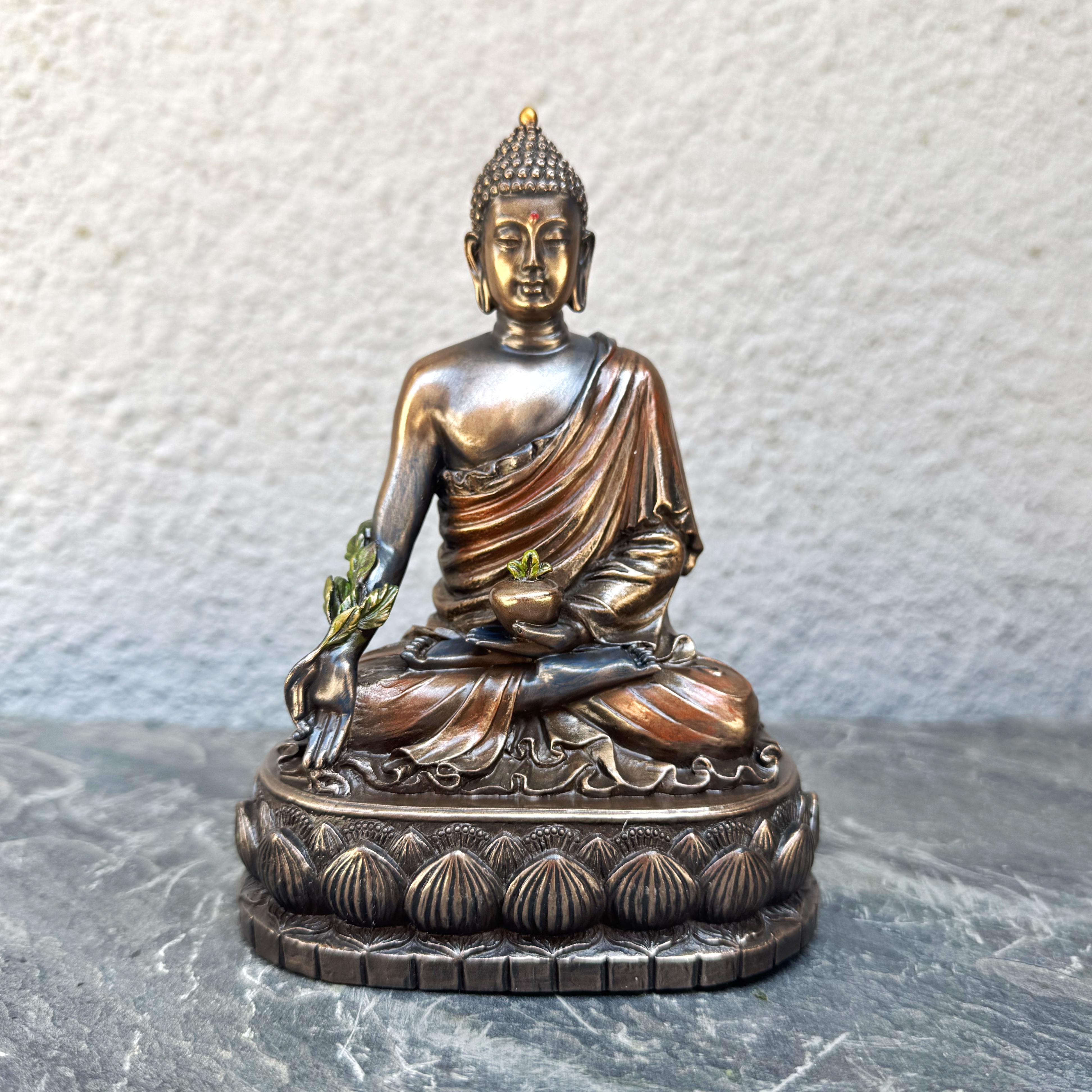 Статуетка Будда колекція Veronese 14х10 см (76330A4)