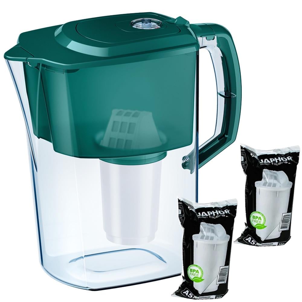 Фильтр-кувшин Аквафор Атлант А5 второй модуль Темно-зеленый (1859283342)