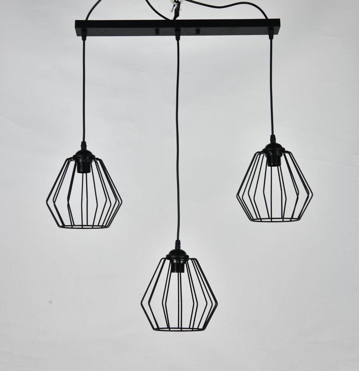 Підвісний світильник Sirius C22682-3 BK (46304) Підвісний світильник Sirius C22682-3 BK (46304)